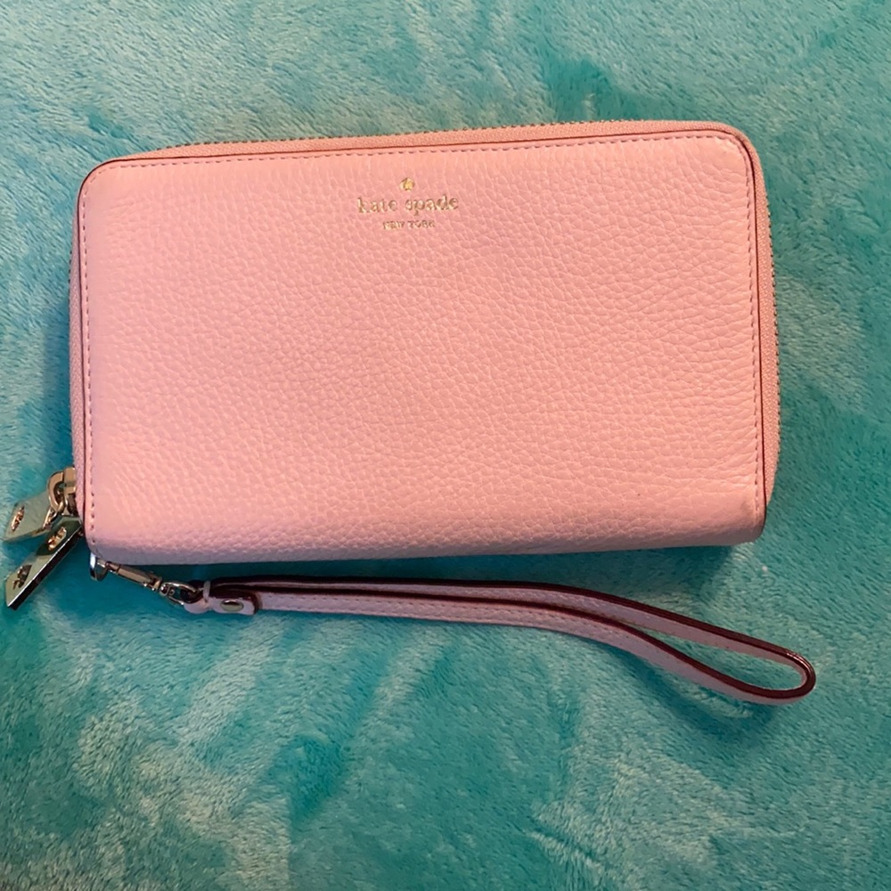 kate spade double zip wallet